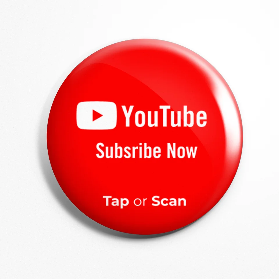 YouTube PVC NFC Tag