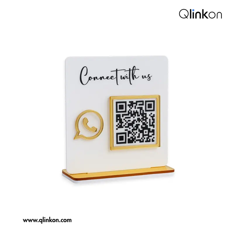 Premium Acrylic QR Stand 4X4